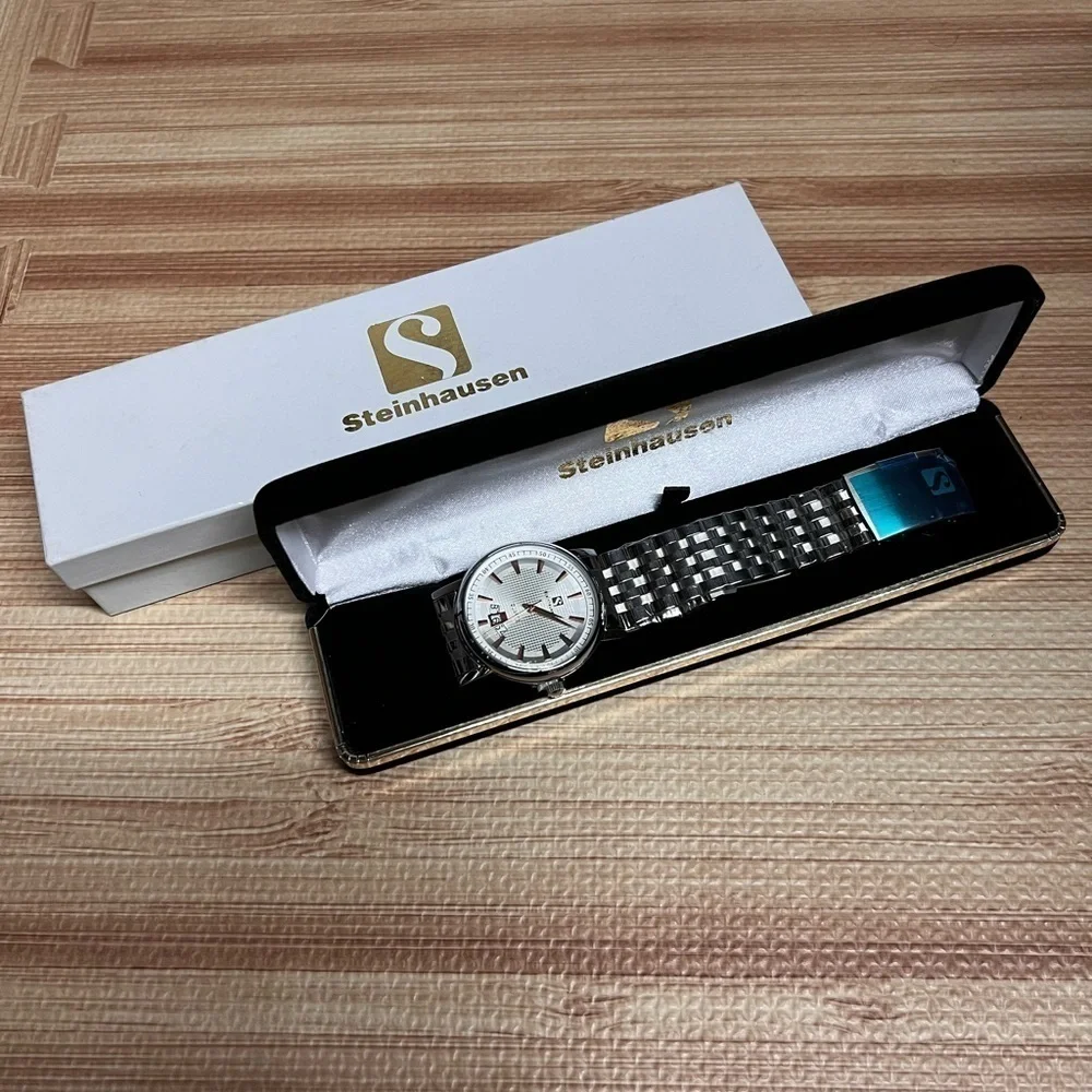 STEINHAUSEN | Men's TW8521SWM Grid Elite Quartz with Date Watch